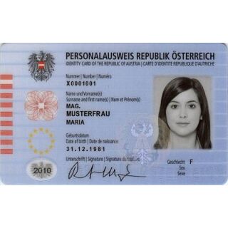 Versand ins Ausland - Personalausweis mailen / Shipping abroad - ID-card by email